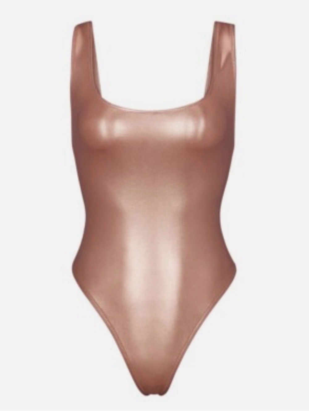 SKIMS Metallic One-Piece
Rose Gold Swimwear
Swimsuit